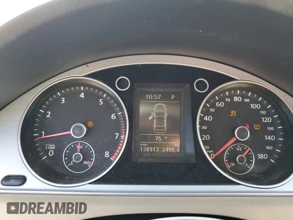 ✅ 2013 Volkswagen CC R-Line • VIN: WVWBN7ANXDE502682 • Lot: 91700685. Listed on Copart with 138,913 mi. Free auction sales archive from the USA and detailed vehicle history report at DreamBid. Image 9.