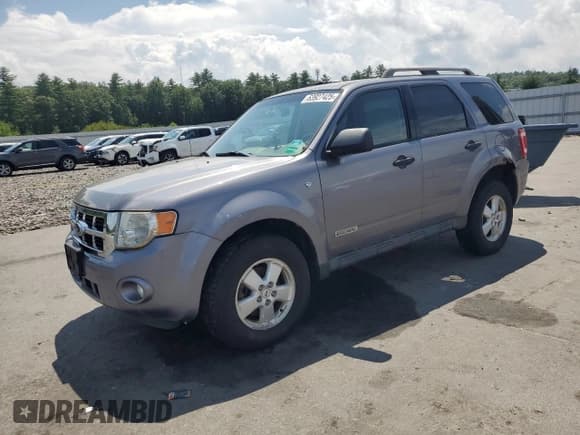 ✅ 2008 Ford Escape XLT • VIN: 1FMCU93178KA48018 • Lot: 63927425. Listed on Copart with Not provided. Free auction sales archive from the USA and detailed vehicle history report at DreamBid. Image 1.