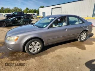 2007 Hyundai Sonata GLS with VIN 5NPET46C67H287024, listed as a Copart auction lot 89638345 with 135,538 mi miles and Salvage title. Bid and sale history available at DreamBid. Image 1.