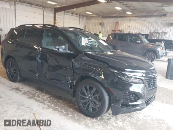 ✅ 2024 Chevrolet Equinox RS • VIN: 3GNAXWEG8RL214668 • Lot: 43494214. Wystawiony na IAAI z przebiegiem 21 769 mil. Bezpłatny archiwum sprzedaży aukcyjnych z USA i szczegółowy raport historii pojazdu na DreamBid. Zdjęcie 1.