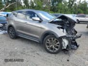 ✅ 2017 Hyundai Santa Fe Ultimate • VIN: 5XYZW4LA8HG491652 • Lot: 56907985. Listed on Copart with Not provided. Free auction sales archive from the USA and detailed vehicle history report at DreamBid. Image 4.