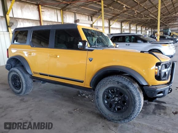 ✅ 2021 Ford Bronco First Edition • VIN: 1FMEE5EP8MLA40630 • Лот: 59660275. Опубликован ранее на Copart с пробегом 56 051 миль. Бесплатный доступ к архиву аукционных продаж из США и подробный отчёт об истории автомобиля на DreamBid. Изображение 4.