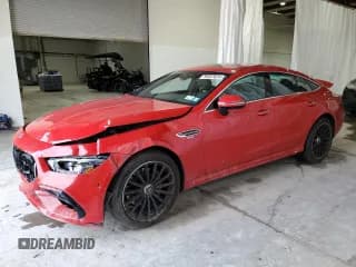 ✅ 2021 Mercedes-Benz AMG GT 43 • VIN: W1K7X5KB3MA039239 • Lot: 59207624. Listed on Copart with 36,956 mi. Free auction sales archive from the USA and detailed vehicle history report at DreamBid. Image 1.