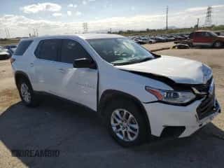 2020 Chevrolet Traverse LS z VIN 1GNERFKW0LJ155833, wystawiony jako Copart lot #86233245 z przebiegiem 113 741 mil mil oraz Szkoda całkowita • Salvage title. Historia ofert i sprzedaży dostępna na DreamBid. Obrazek 4.