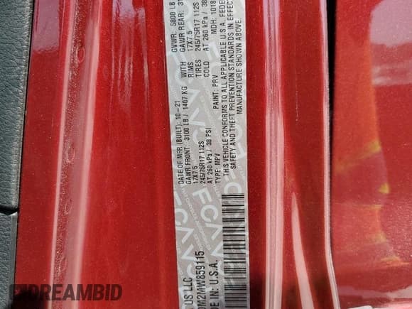 ✅ 2021 Jeep Wrangler Unlimited Sport S • VIN: 1C4HJXDM2MW859115 • Lot: 67709535. Listed on Copart with 34,453 mi. Free auction sales archive from the USA and detailed vehicle history report at DreamBid. Image 13.