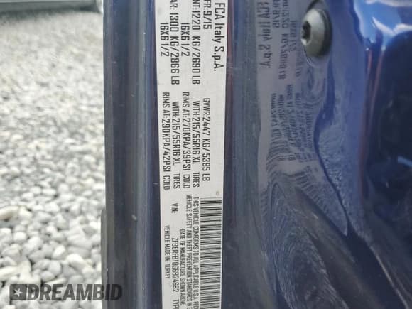 ✅ 2016 Ram ProMaster City Cargo Tradesman SLT • VIN: ZFBERFBT0G6B24692 • Лот: 71539625. Опубликован ранее на Copart с пробегом 259 052 миль. Бесплатный доступ к архиву аукционных продаж из США и подробный отчёт об истории автомобиля на DreamBid. Изображение 13.