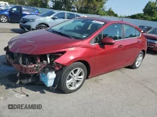 ✅ 2017 Chevrolet Cruze LT • VIN: 3G1BE6SM6HS563614 • Lot: 80255415. Listed on Copart with 86,012 mi. Free auction sales archive from the USA and detailed vehicle history report at DreamBid. Image 1.