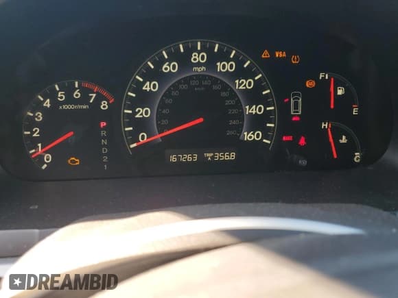 ✅ 2010 Honda Odyssey EX-L • VIN: 5FNRL3H60AB044513 • Lot: 84195805. Listed on Copart with 167,263 mi. Free auction sales archive from the USA and detailed vehicle history report at DreamBid. Image 9.