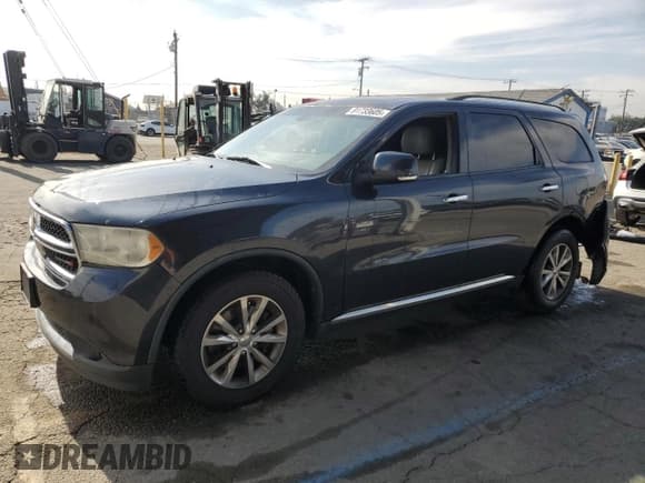 ✅ 2013 Dodge Durango Crew • VIN: 1C4SDHDT8DC658816 • Лот: 91733605. Опубликован ранее на Copart с пробегом 159 146 миль. Бесплатный доступ к архиву аукционных продаж из США и подробный отчёт об истории автомобиля на DreamBid. Изображение 1.