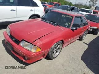 ✅ 1991 Ford Mustang GT • VIN: 1FACP42E6MF193157 • Лот: 49492984. Опубликован ранее на Copart с пробегом 93 613 миль. Бесплатный доступ к архиву аукционных продаж из США и подробный отчёт об истории автомобиля на DreamBid. Изображение 1.