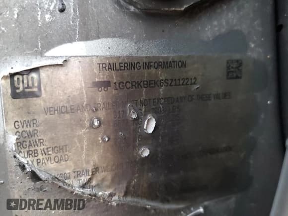 ✅ 2025 Chevrolet Silverado 1500 • VIN: 1GCRKBEK6SZ112212 • Lot: 89859295. Wystawiony na Copart z przebiegiem Nie podano. Bezpłatny archiwum sprzedaży aukcyjnych z USA i szczegółowy raport historii pojazdu na DreamBid. Zdjęcie 12.