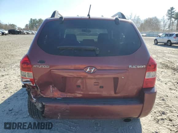 2007 Hyundai Tucson GLS with VIN KM8JM12BX7U563486, listed as a Copart auction lot 79578654 with 150,857 mi miles and Clean title. Bid and sale history available at DreamBid. Image 6.