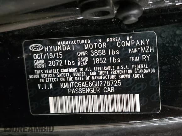 ✅ 2016 Hyundai Veloster Turbo • VIN: KMHTC6AE6GU278725 • Lot: 89178725. Wystawiony na Copart z przebiegiem 62 600 mil. Bezpłatny archiwum sprzedaży aukcyjnych z USA i szczegółowy raport historii pojazdu na DreamBid. Zdjęcie 13.