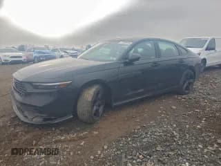 ✅ 2024 Honda Accord Sport-L • VIN: 1HGCY2F74RA083916 • Лот: 81959025. Опубликован ранее на Copart с пробегом 46 646 миль. Бесплатный доступ к архиву аукционных продаж из США и подробный отчёт об истории автомобиля на DreamBid. Изображение 1.
