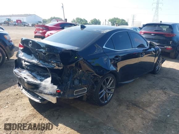 ✅ 2017 Lexus IS 300 • VIN: JTHCM1D26H5020382 • Lot: 42936690. Listed on IAAI with 101,395 mi. Free auction sales archive from the USA and detailed vehicle history report at DreamBid. Image 4.