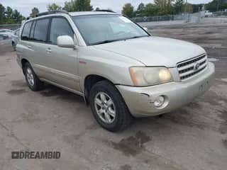 2003 Toyota Highlander z VIN JTEGF21A230090736, wystawiony jako IAAI lot #43438334 z przebiegiem 191 233 mil mil oraz . Historia ofert i sprzedaży dostępna na DreamBid. Obrazek 1.
