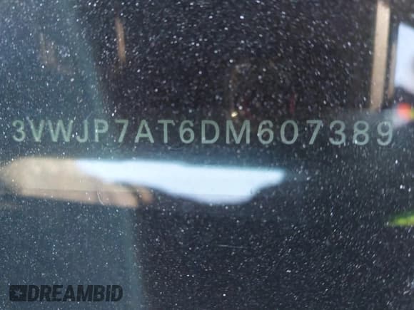 ✅ 2013 Volkswagen Beetle 2.5L • VIN: 3VWJP7AT6DM607389 • Lot: 43851360. Listed on IAAI with 109,172 mi. Free auction sales archive from the USA and detailed vehicle history report at DreamBid. Image 12.