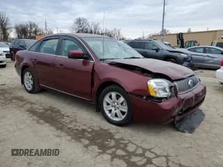✅ 2007 Mercury Montego • VIN: 1MEHM40187G607867 • Lot: 43723665. Listed on Copart with 77,093 mi. Free auction sales archive from the USA and detailed vehicle history report at DreamBid. Image 4.