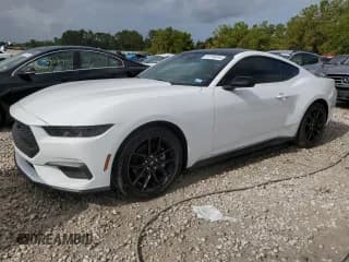 ✅ 2024 Ford Mustang EcoBoost • VIN: 1FA6P8TH8R5117160 • Lot: 63785094. Wystawiony na Copart z przebiegiem 4 784 mil. Bezpłatny archiwum sprzedaży aukcyjnych z USA i szczegółowy raport historii pojazdu na DreamBid. Zdjęcie 1.