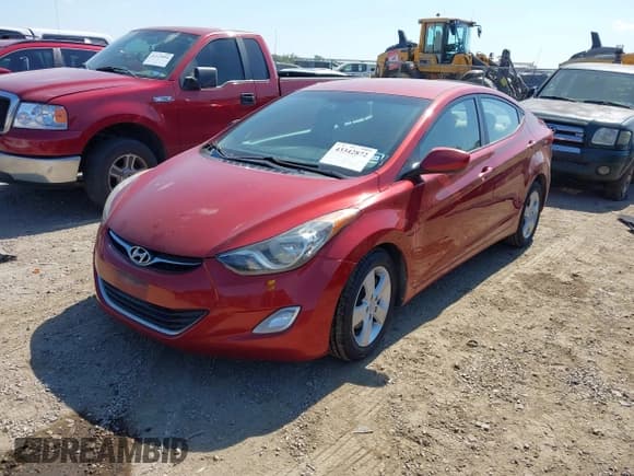 ✅ 2012 Hyundai Elantra Limited • VIN: KMHDH4AE5CU420745 • Lot: 43342872. Listed on IAAI with 200,588 mi. Free auction sales archive from the USA and detailed vehicle history report at DreamBid. Image 2.