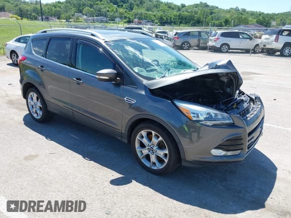 ✅ 2015 Ford Escape Titanium • VIN: 1FMCU9J92FUB01007 • Lot: 42319246. Listed on IAAI with 90,782 mi. Free auction sales archive from the USA and detailed vehicle history report at DreamBid. Image 1.