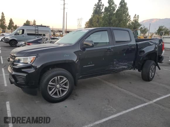 ✅ 2022 Chevrolet Colorado 2WD Work Truck • VIN: 1GCGSBEN3N1163848 • Lot: 84819275. Listed on Copart with 39,657 mi. Free auction sales archive from the USA and detailed vehicle history report at DreamBid. Image 1.
