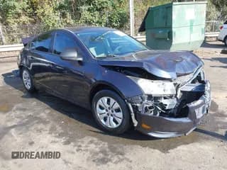 ✅ 2014 Chevrolet Cruze LS • VIN: 1G1PA5SH0E7332250 • Lot: 43606503. Listed on IAAI with 145,203 mi. Free auction sales archive from the USA and detailed vehicle history report at DreamBid. Image 1.