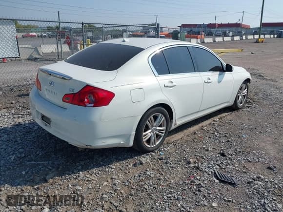 ✅ 2012 Infiniti G25 Journey • VIN: JN1DV6AP2CM700507 • Lot: 43193054. Listed on IAAI with 154,576 mi. Free auction sales archive from the USA and detailed vehicle history report at DreamBid. Image 4.