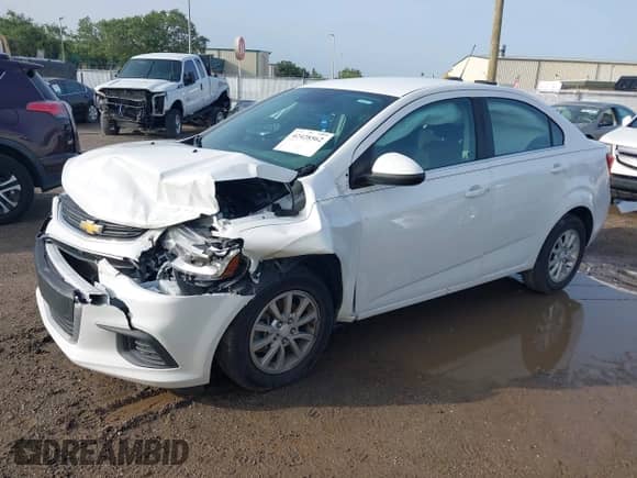 2017 Chevrolet Sonic LT with VIN 1G1JD5SB5H4137193, listed as a IAAI auction lot 42428562 with 52,556 mi miles and . Bid and sale history available at DreamBid. Image 2.