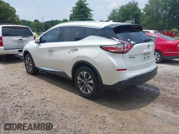 2015 Nissan Murano Platinum with VIN 5N1AZ2MG6FN258074, listed as a IAAI auction lot 42478398 with 219,761 mi miles and . Bid and sale history available at DreamBid. Image 3.