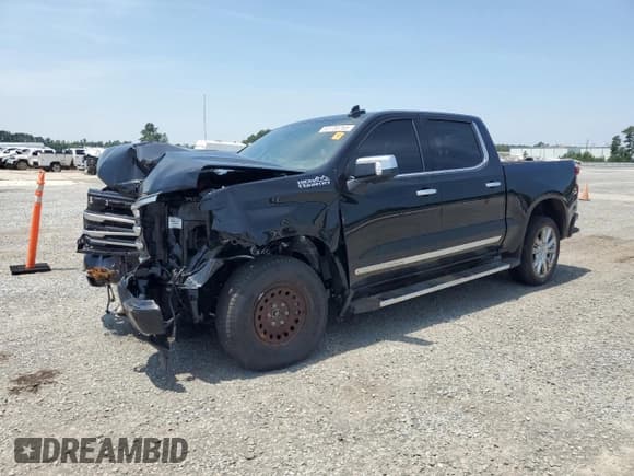 ✅ 2025 Chevrolet Silverado 1500 High Country • VIN: 1GCUKJEL8SZ123127 • Lot: 63738765. Listed on Copart with 17,432 mi. Free auction sales archive from the USA and detailed vehicle history report at DreamBid. Image 1.