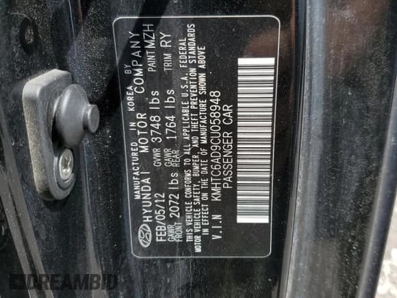 ✅ 2012 Hyundai Veloster w/Red Int • VIN: KMHTC6AD9CU058948 • Lot: 56385775. Wystawiony na Copart z przebiegiem 141 465 mil. Bezpłatny archiwum sprzedaży aukcyjnych z USA i szczegółowy raport historii pojazdu na DreamBid. Zdjęcie 13.