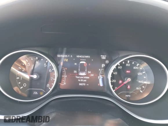 ✅ 2019 Jeep Compass Limited • VIN: 3C4NJCCB1KT638104 • Lot: 41499495. Listed on IAAI with 56,270 mi. Free auction sales archive from the USA and detailed vehicle history report at DreamBid. Image 7.