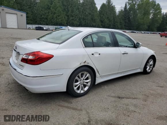 ✅ 2013 Hyundai Genesis 3.8L • VIN: KMHGC4DD8DU236013 • Lot: 56125275. Listed on Copart with 145,777 mi. Free auction sales archive from the USA and detailed vehicle history report at DreamBid. Image 3.