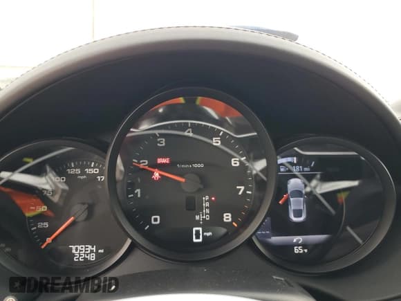 ✅ 2018 Porsche 718 Cayman • VIN: WP0AA2A85JK260451 • Лот: 51758945. Опубликован ранее на Copart с пробегом 70 934 миль. Бесплатный доступ к архиву аукционных продаж из США и подробный отчёт об истории автомобиля на DreamBid. Изображение 9.