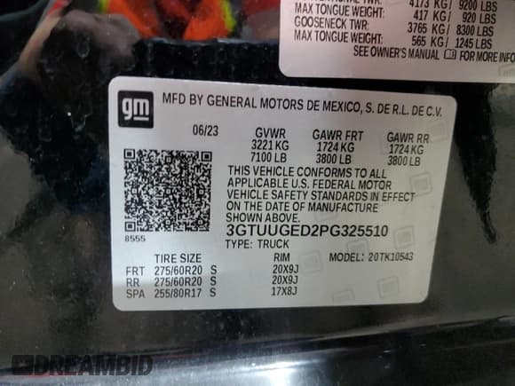 ✅ 2023 GMC Sierra 1500 Denali • VIN: 3GTUUGED2PG325510 • Лот: 66712735. Опубликован ранее на Copart с пробегом 25 434 миль. Бесплатный доступ к архиву аукционных продаж из США и подробный отчёт об истории автомобиля на DreamBid. Изображение 13.