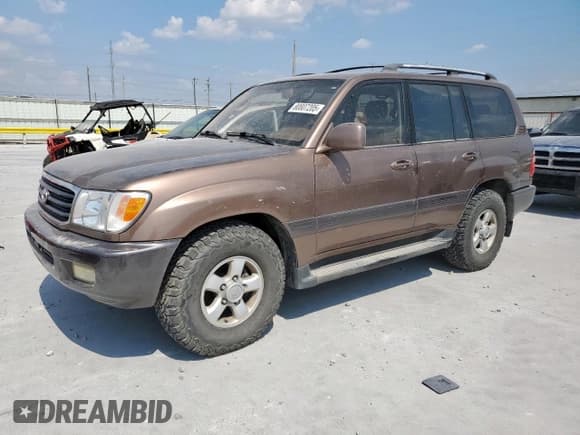 ✅ 1999 Toyota Land Cruiser • VIN: JT3HT05J8X0041647 • Lot: 80807205. Listed on Copart with 175,567 mi. Free auction sales archive from the USA and detailed vehicle history report at DreamBid. Image 1.
