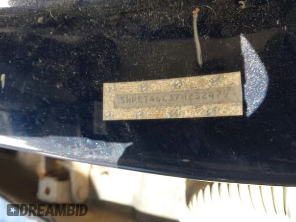 ✅ 2007 Hyundai Sonata GLS • VIN: 5NPET46C37H232479 • Лот: 41314753. Опубликован ранее на IAAI с пробегом 122 455 миль. Бесплатный доступ к архиву аукционных продаж из США и подробный отчёт об истории автомобиля на DreamBid. Изображение 9.