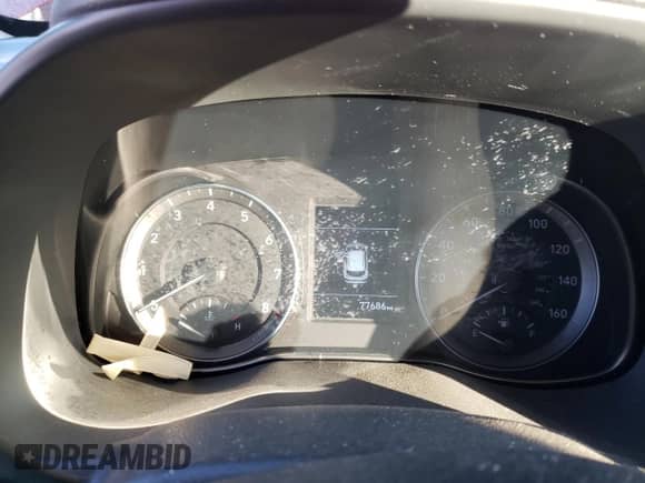 2018 Hyundai Kona SE with VIN KM8K1CAA1JU076170, listed as a Copart auction lot 68597492 with 77,686 mi miles and . Bid and sale history available at DreamBid. Image 9.