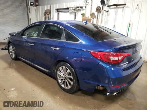 ✅ 2017 Hyundai Sonata Sport • VIN: 5NPE34AF1HH555299 • Lot: 67847272. Listed on Copart with 85,308 mi. Free auction sales archive from the USA and detailed vehicle history report at DreamBid. Image 2.
