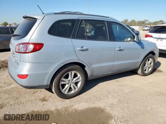 ✅ 2010 Hyundai Santa Fe Limited • VIN: 5NMSK4AG0AH367827 • Lot: 91270605. Listed on Copart with 74,385 mi. Free auction sales archive from the USA and detailed vehicle history report at DreamBid. Image 3.