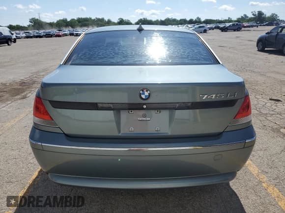 ✅ 2004 BMW 7 Series 745Li • VIN: WBAGN63414DS47413 • Lot: 62835195. Listed on Copart with 118,457 mi. Free auction sales archive from the USA and detailed vehicle history report at DreamBid. Image 6.