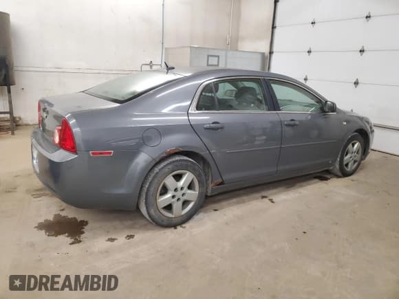 ✅ 2008 Chevrolet Malibu 1FL • VIN: 1G1ZG57B584280339 • Lot: 80987044. Listed on Copart with 220,652 mi. Free auction sales archive from the USA and detailed vehicle history report at DreamBid. Image 3.