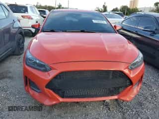 2019 Hyundai Veloster Turbo R-Spec z VIN KMHTH6AB0KU018904, wystawiony jako Copart lot #77223314 z przebiegiem 82 877 mil mil oraz Szkoda całkowita • Salvage title. Historia ofert i sprzedaży dostępna na DreamBid. Obrazek 5.