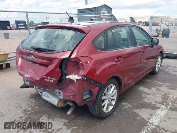 ✅ 2013 Subaru Impreza Premium • VIN: JF1GPAC6XD2800837 • Lot: 42871201. Wystawiony na IAAI z przebiegiem 160 140 mil. Bezpłatny archiwum sprzedaży aukcyjnych z USA i szczegółowy raport historii pojazdu na DreamBid. Zdjęcie 4.
