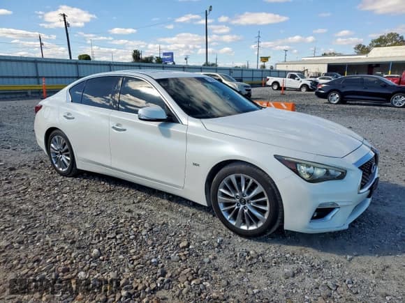 ✅ 2020 Infiniti Q50 Luxe • VIN: JN1EV7AP1LM200445 • Lot: 91389095. Listed on Copart with 82,656 mi. Free auction sales archive from the USA and detailed vehicle history report at DreamBid. Image 4.