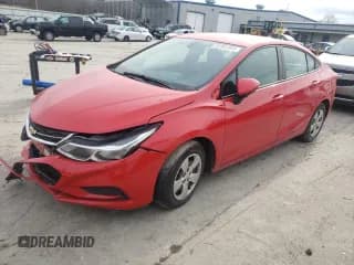 ✅ 2016 Chevrolet Cruze LS • VIN: 1G1BC5SM8G7323073 • Lot: 35981893. Listed on Copart with 61,014 mi. Free auction sales archive from the USA and detailed vehicle history report at DreamBid. Image 1.