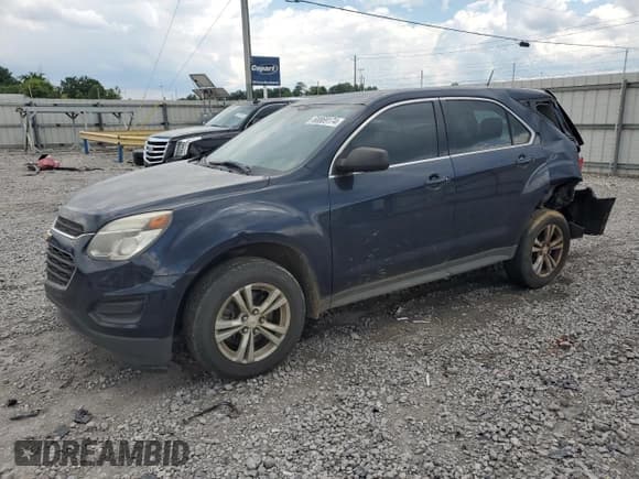 ✅ 2017 Chevrolet Equinox LS • VIN: 2GNALBEK7H1564477 • Лот: 68641604. Опубликован ранее на Copart с пробегом 68 853 миль. Бесплатный доступ к архиву аукционных продаж из США и подробный отчёт об истории автомобиля на DreamBid. Изображение 1.