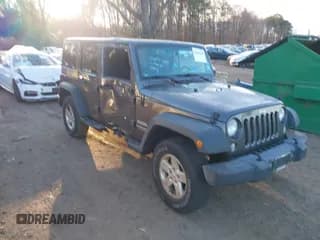 ✅ 2018 Jeep Wrangler Unlimited Sport • VIN: 1C4BJWDG2JL810424 • Lot: 41610669. Listed on IAAI with 73,830 mi. Free auction sales archive from the USA and detailed vehicle history report at DreamBid. Image 1.