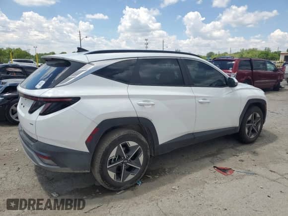 2025 Hyundai Tucson SEL Convenience with VIN 5NMJCCDE8SH450713, listed as a Copart auction lot 58806335 with Not provided miles and Salvage title. Bid and sale history available at DreamBid. Image 3.